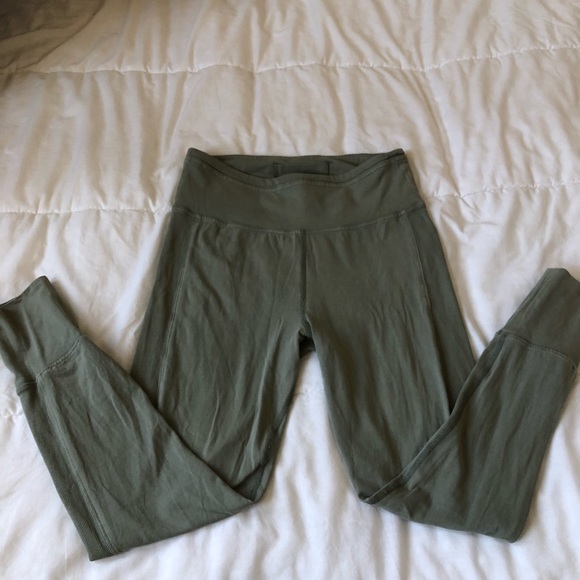 Free People leggings khaki washed green - Picture 6 of 8
